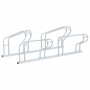 Soporte para 4 bicicletas suelo independiente acero galvanizado de vidaXL, Bases y soportes para almacenar bicicletas - Ref: ...