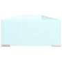 Mueble TV/Elevador de monitor cristal verde 110x30x13 cm en Muebles TV | Comprar online en Foru.es