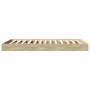 Estructura de cama madera de ingeniería roble Sonoma 100x200 cm de vidaXL, Camas y somieres - Ref: Foro24-842058, Precio: 62,...