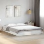 Estructura de cama madera de ingeniería blanca 160x200 cm de vidaXL, Camas y somieres - Ref: Foro24-842007, Precio: 108,40 €,...