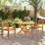 Sillas de jardín 2 uds madera maciza de acacia 59x55x85 cm de vidaXL, Sillas de jardín - Ref: Foro24-4004912, Precio: 127,13 ...