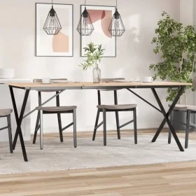 Patas de mesa comedor estructura X hierro fundido 160x80x73 cm de vidaXL, Patas para mesas - Ref: Foro24-357912, Precio: 72,6...