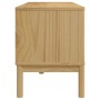 Mueble de TV FLORO madera maciza pino marrón cera 114x43x55 cm de vidaXL, Muebles TV - Ref: Foro24-374014, Precio: 121,36 €, ...