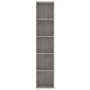 Estantería madera contrachapada gris hormigón 40x30x189 cm de vidaXL, Librerías y estanterías - Ref: Foro24-800958, Precio: 5...