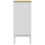 Cómoda cajonera FLORO madera maciza de pino blanco de vidaXL, Cajoneras - Ref: Foro24-374009, Precio: 156,96 €, Descuento: %