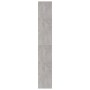 Estantería madera contrachapada gris hormigón 40x30x189 cm de vidaXL, Librerías y estanterías - Ref: Foro24-800958, Precio: 5...