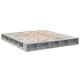 Estructura de cama madera de ingeniería gris hormigón 200x200cm de vidaXL, Camas y somieres - Ref: Foro24-3280450, Precio: 16...