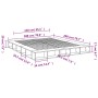 Estructura de cama madera de ingeniería gris Sonoma 180x200 cm de vidaXL, Camas y somieres - Ref: Foro24-3280459, Precio: 161...