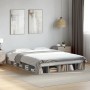 Estructura de cama madera de ingeniería gris hormigón 150x200cm de vidaXL, Camas y somieres - Ref: Foro24-3280471, Precio: 15...