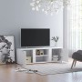 Mueble de TV madera contrachapada blanco 120x34x37 cm de vidaXL, Muebles TV - Ref: Foro24-801161, Precio: 64,44 €, Descuento: %