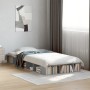Estructura de cama madera de ingeniería gris hormigón 90x200cm de vidaXL, Camas y somieres - Ref: Foro24-3280520, Precio: 145...