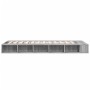 Estructura de cama madera de ingeniería gris Sonoma 90x200 cm de vidaXL, Camas y somieres - Ref: Foro24-3280522, Precio: 150,...