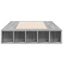 Estructura de cama madera de ingeniería gris Sonoma 90x190 cm de vidaXL, Camas y somieres - Ref: Foro24-3280529, Precio: 119,...