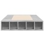 Estructura de cama madera de ingeniería gris hormigón 75x190 cm de vidaXL, Camas y somieres - Ref: Foro24-3280534, Precio: 10...