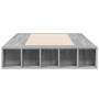 Estructura de cama madera de ingeniería gris Sonoma 75x190 cm de vidaXL, Camas y somieres - Ref: Foro24-3280536, Precio: 112,...