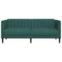 Sofá de 2 plazas tela verde oscuro de vidaXL, Sofás - Ref: Foro24-372608, Precio: 314,58 €, Descuento: %