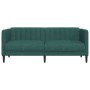Sofá de 2 plazas tela verde oscuro de vidaXL, Sofás - Ref: Foro24-372608, Precio: 320,24 €, Descuento: %