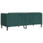 Sofá de 2 plazas tela verde oscuro de vidaXL, Sofás - Ref: Foro24-372608, Precio: 320,24 €, Descuento: %