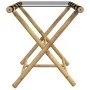 Soporte plegable para maletas bambú 62x42x50,5 cm de vidaXL, Portaequipajes y soportes para maletas - Ref: Foro24-366453, Pre...