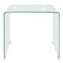Mesa de centro vidrio templado 49,5x50x45 cm claro en Mesas de centro | Comprar online en Foru.es