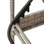 Tumbona con cojín ratán sintético gris claro 63x200x81 cm de vidaXL, Tumbonas - Ref: Foro24-368304, Precio: 147,41 €, Descuen...