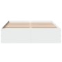 Estructura de cama madera de ingeniería blanca 120x190 cm de vidaXL, Camas y somieres - Ref: Foro24-3281042, Precio: 129,30 €...