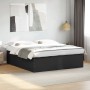 Estructura de cama madera de ingeniería negra 180x200 cm de vidaXL, Camas y somieres - Ref: Foro24-3280903, Precio: 168,43 €,...