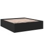 Estructura de cama madera de ingeniería negra 180x200 cm de vidaXL, Camas y somieres - Ref: Foro24-3280903, Precio: 168,43 €,...
