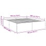 Estructura de cama madera de ingeniería negra 180x200 cm de vidaXL, Camas y somieres - Ref: Foro24-3280903, Precio: 168,43 €,...