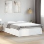 Estructura de cama madera de ingeniería blanca 135x190 cm de vidaXL, Camas y somieres - Ref: Foro24-3281035, Precio: 123,88 €...