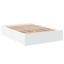 Estructura de cama madera de ingeniería blanca 135x190 cm de vidaXL, Camas y somieres - Ref: Foro24-3281035, Precio: 123,88 €...