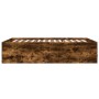 Estructura de cama madera de ingeniería roble ahumado 120x200cm de vidaXL, Camas y somieres - Ref: Foro24-3280934, Precio: 13...