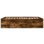Smoked oak engineered wood bed frame 120x200cm by vidaXL, Beds and slatted bases - Ref: Foro24-3280934, Price: 135,68 €, Disc...