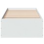 Estructura de cama madera de ingeniería blanca 90x190 cm de vidaXL, Camas y somieres - Ref: Foro24-3281063, Precio: 94,97 €, ...