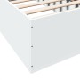 Estructura de cama madera de ingeniería blanca 90x190 cm de vidaXL, Camas y somieres - Ref: Foro24-3281063, Precio: 94,97 €, ...