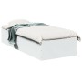 Estructura de cama madera de ingeniería blanca 90x200 cm de vidaXL, Camas y somieres - Ref: Foro24-3281056, Precio: 96,52 €, ...