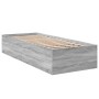 Estructura de cama madera de ingeniería gris Sonoma 90x190 cm de vidaXL, Camas y somieres - Ref: Foro24-3281068, Precio: 94,5...