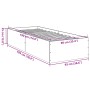 Estructura de cama madera de ingeniería gris Sonoma 90x190 cm de vidaXL, Camas y somieres - Ref: Foro24-3281068, Precio: 94,5...
