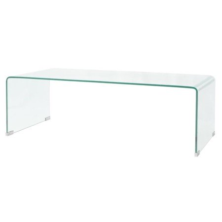Mesa de centro de vidrio templado transparente 98x45x30 cm en Mesas de centro | Comprar online en Foru.es