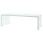 Mesa de centro de vidrio templado transparente 98x45x30 cm en Mesas de centro | Comprar online en Foru.es