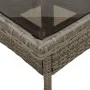 Garden dining set 5 pieces and gray glass synthetic rattan cushions by vidaXL, Garden sets - Ref: Foro24-3278606, Price: 336,...