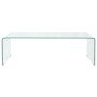 Mesa de centro de vidrio templado transparente 98x45x30 cm en Mesas de centro | Comprar online en Foru.es
