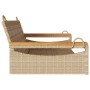 Banco columpio de ratán sintético beige 109x62x40 cm de vidaXL, Bancos de jardín - Ref: Foro24-368145, Precio: 100,89 €, Desc...