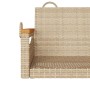 Banco columpio de ratán sintético beige 109x62x40 cm de vidaXL, Bancos de jardín - Ref: Foro24-368145, Precio: 100,89 €, Desc...
