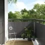 Anthrazitgraue Balkonmarkise aus synthetischem Rattan, 300 x 90 cm von vidaXL, Zaunpaneele - Ref: Foro24-156236, Preis: 36,19...