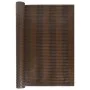 Brown and black synthetic rattan balcony awning 1000x80 cm by vidaXL, fence panels - Ref: Foro24-156262, Price: 98,51 €, Disc...