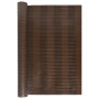 Toldo para balcón ratán sintético marrón y negro 1000x80 cm de vidaXL, Paneles de vallas - Ref: Foro24-156262, Precio: 100,24...