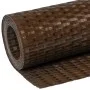 Brown and black synthetic rattan balcony awning 1000x80 cm by vidaXL, fence panels - Ref: Foro24-156262, Price: 98,51 €, Disc...