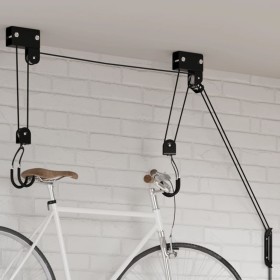 Elevador de bicicletas con montaje en techo 57 kg de vidaXL, Accesorios para bicicletas - Ref: Foro24-156338, Precio: 42,71 €...