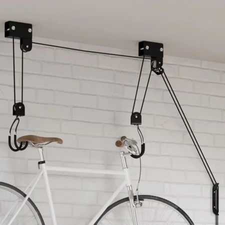 Elevador de bicicletas con montaje en techo 57 kg de vidaXL, Accesorios para bicicletas - Ref: Foro24-156338, Precio: 37,00 €...